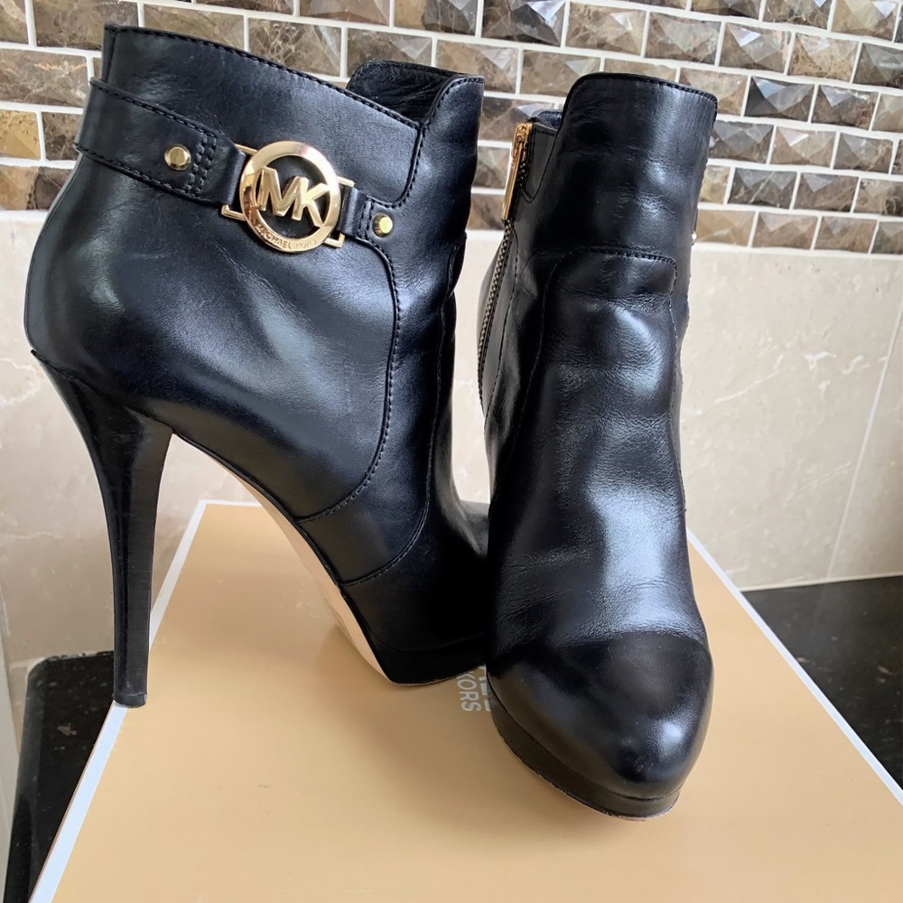 Michael Kors Wyatt Harness Bootie In Black